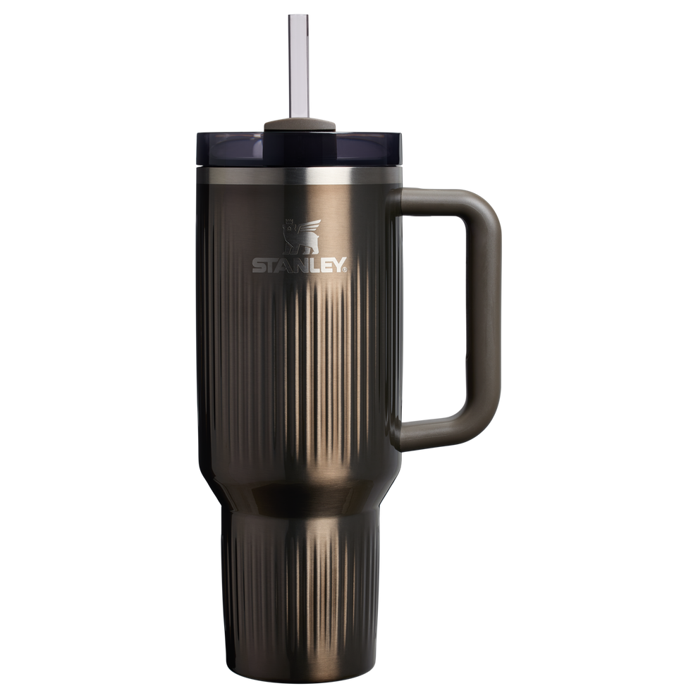 Stanley 1913 Quencher® H2.0 Fluted Tumbler 1.18L in Gunmetal Shine | Vorderseite Anzeigen