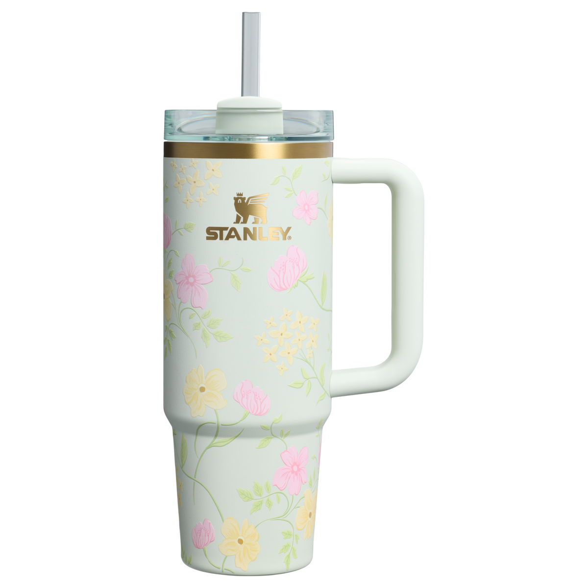 Stanley 1913 Quencher® H2.O Flowstate™ Tumbler 0.89L in Spring Blossoms | Vorderseite Anzeigen