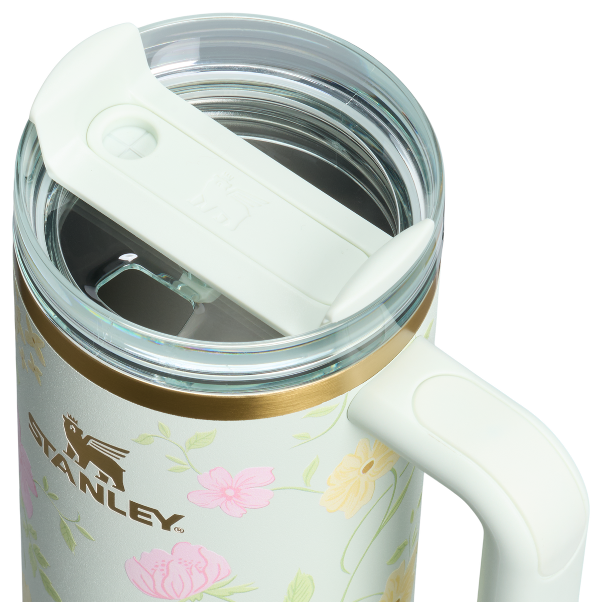 Stanley 1913 Quencher® H2.O Flowstate™ Tumbler 0.89L in Spring Blossoms | Deckel Detailliert Anzeigen
