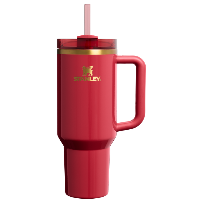 Stanley 1913 Quencher® H2.0 FlowState™ Tumbler 1.18L in Holly Berry Gloss | Frontale Visualizza