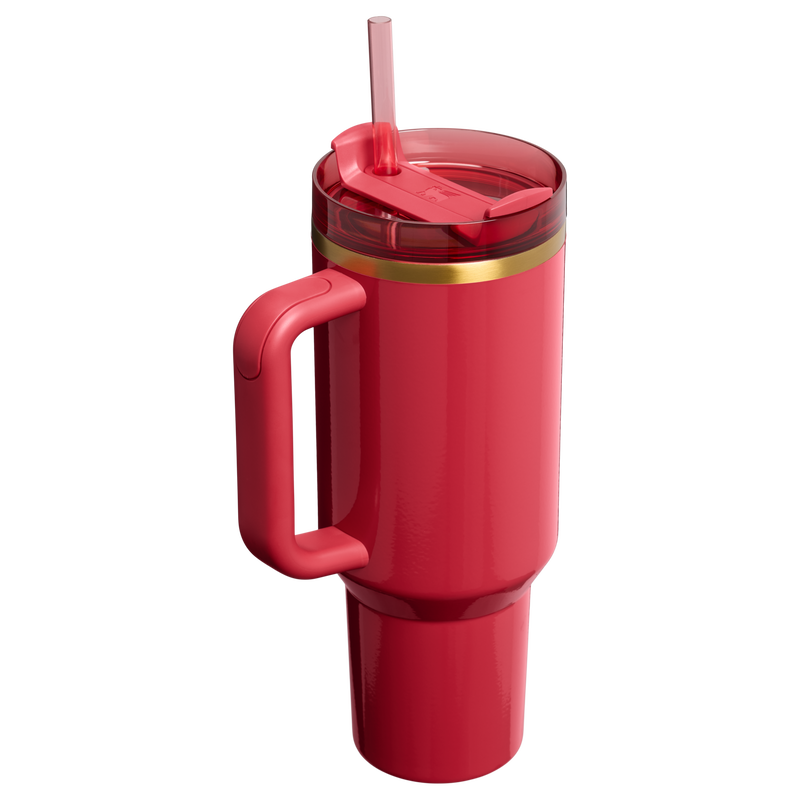 Stanley 1913 Quencher® H2.0 FlowState™ Tumbler 1.18L in Holly Berry Gloss | indietro Visualizza