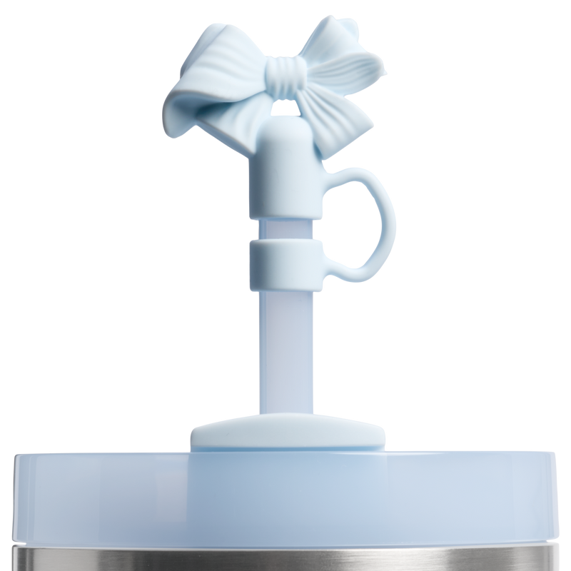 Stanley 1913 Stanley 1913 x LoveShackFancy Quencher® H2.0 FlowState™ Tumbler 1.18L in Coquette Bow - Winter Ice | Detailed View