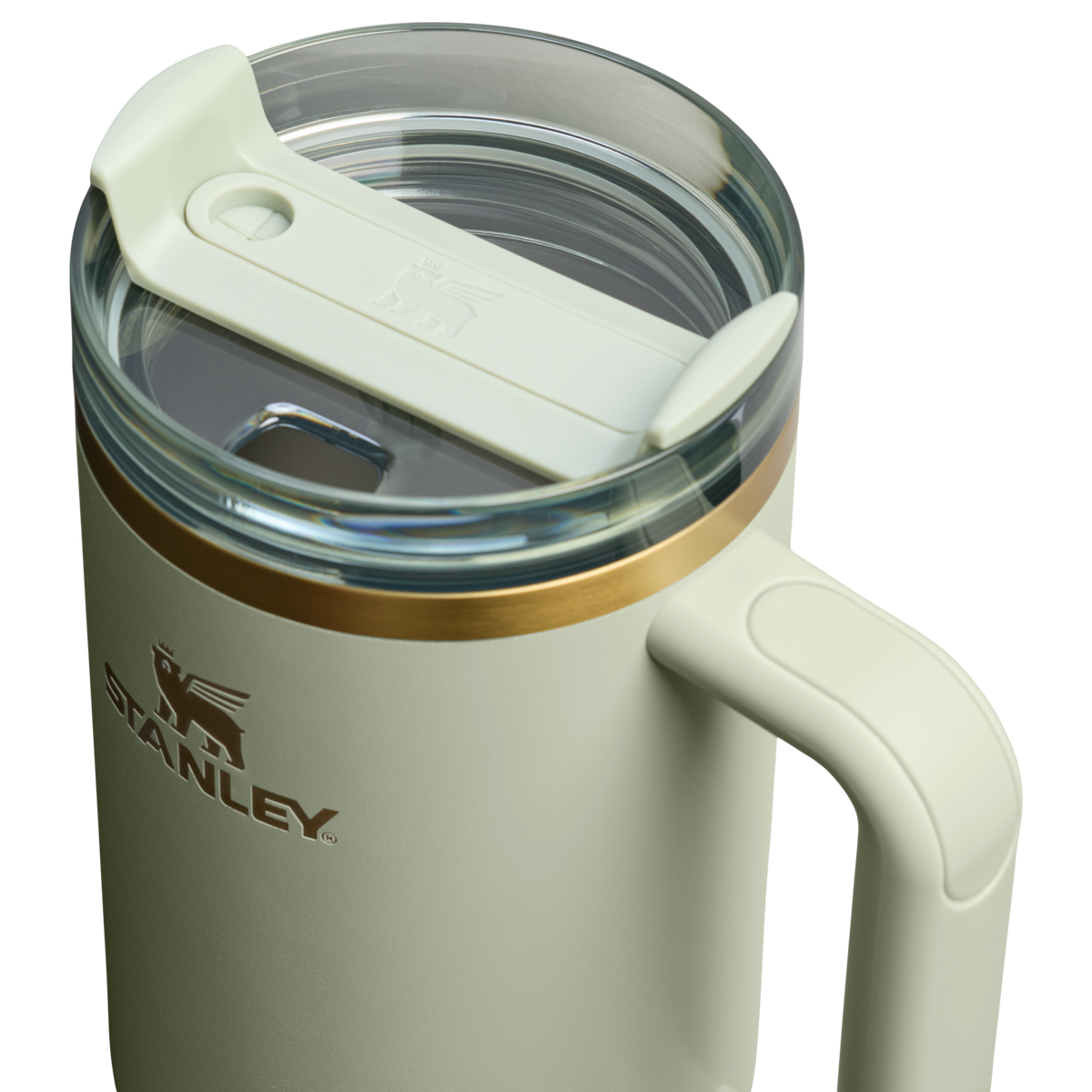 Stanley 1913 Quencher® H2.0 FlowState™ Tumbler 1.18L in Juniper | Lid Detailed View