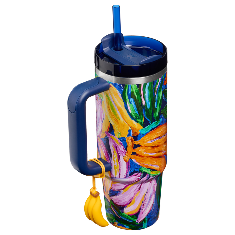 Stanley 1913 Stanley 1913 x FARM Rio Quencher® H2.0 FlowState™ Tumbler 0.89L w Farm Rio Painted Bananas | Wstecz Zobacz