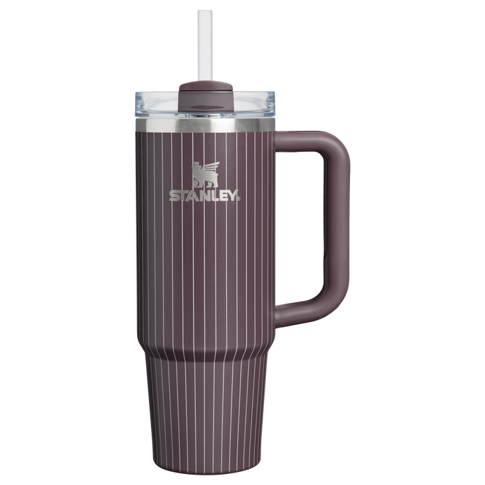 Stanley 1913 Quencher® H2.0 FlowState™ Tumbler 0.89L in Fig Pinstripe | Front View