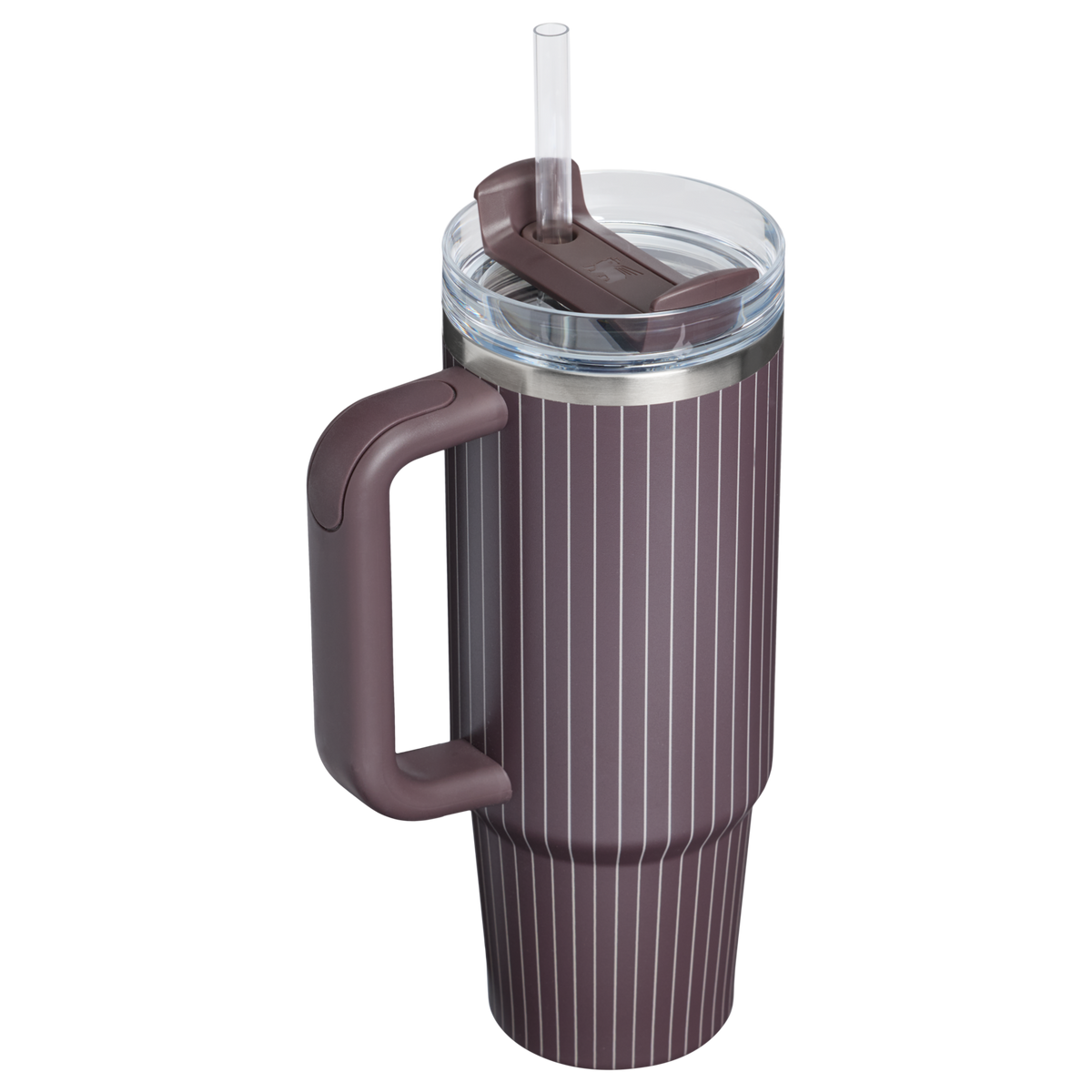 Stanley 1913 Quencher® H2.0 FlowState™ Tumbler 0.89L in Fig Pinstripe | Back View