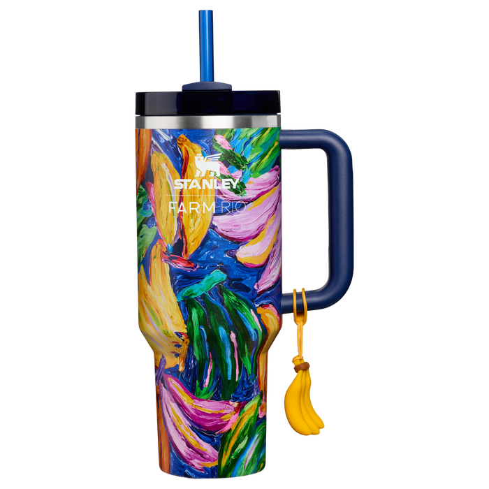 Stanley 1913 Stanley 1913 x FARM Rio Quencher® H2.0 FlowState™ Tumbler 1.18L in Farm Rio Painted Bananas | Vorderseite Anzeigen