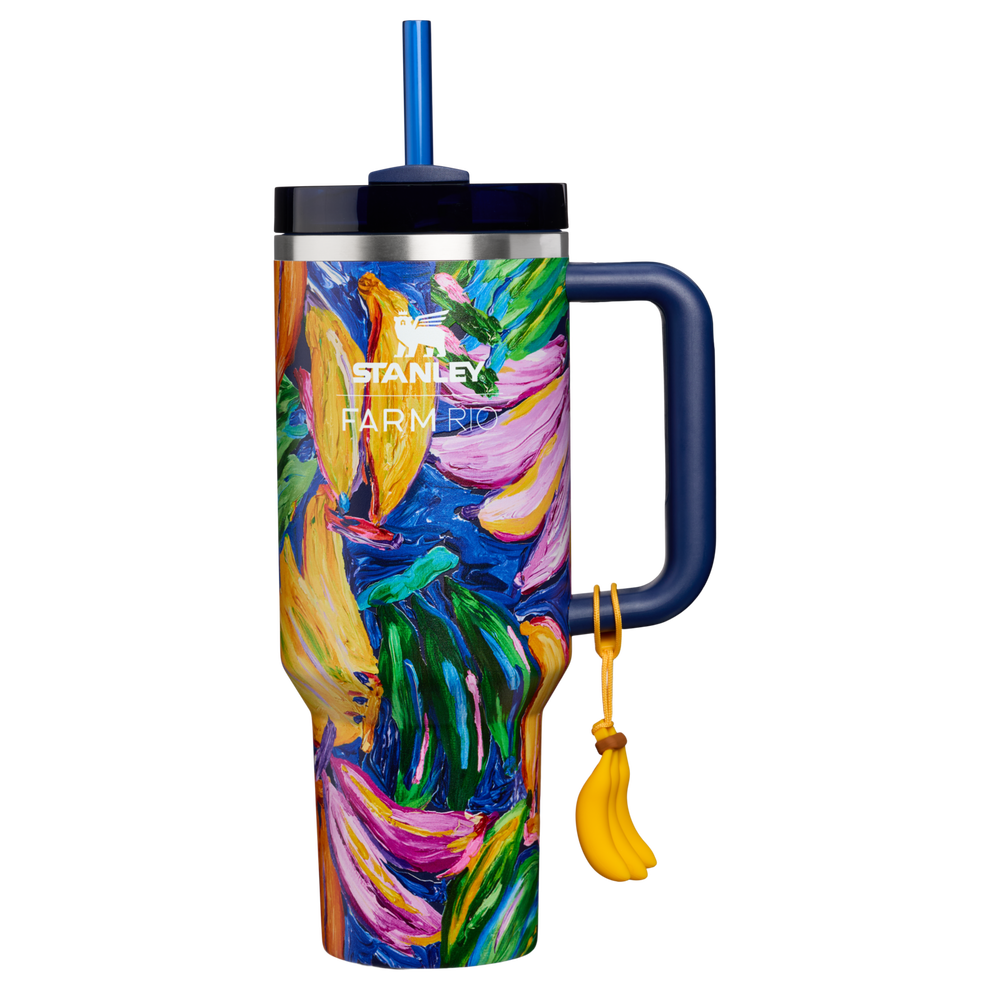 Stanley 1913 Stanley 1913 x FARM Rio Quencher® H2.0 FlowState™ Tumbler 1.18L in Farm Rio Painted Bananas | Vorderseite Anzeigen