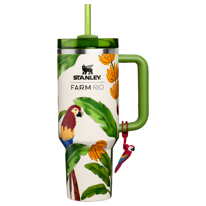 Stanley 1913 Stanley 1913 x FARM Rio Quencher® H2.0 FlowState™ Tumbler 1.18L in Farm Rio Tropical Destiny | Frontale Visualizza