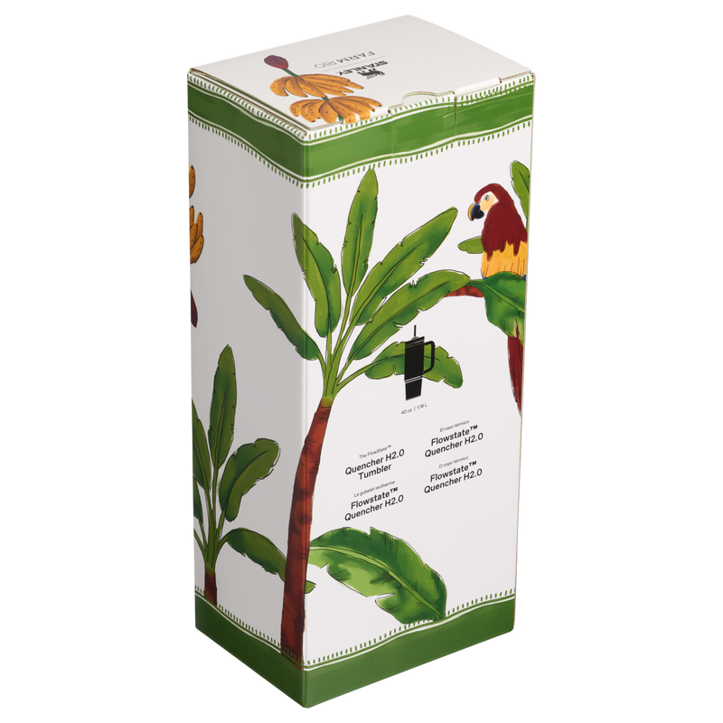 Stanley 1913 Stanley 1913 x FARM Rio Quencher® H2.0 FlowState™ Tumbler 1.18L in Farm Rio Tropical Destiny | indietro Visualizza