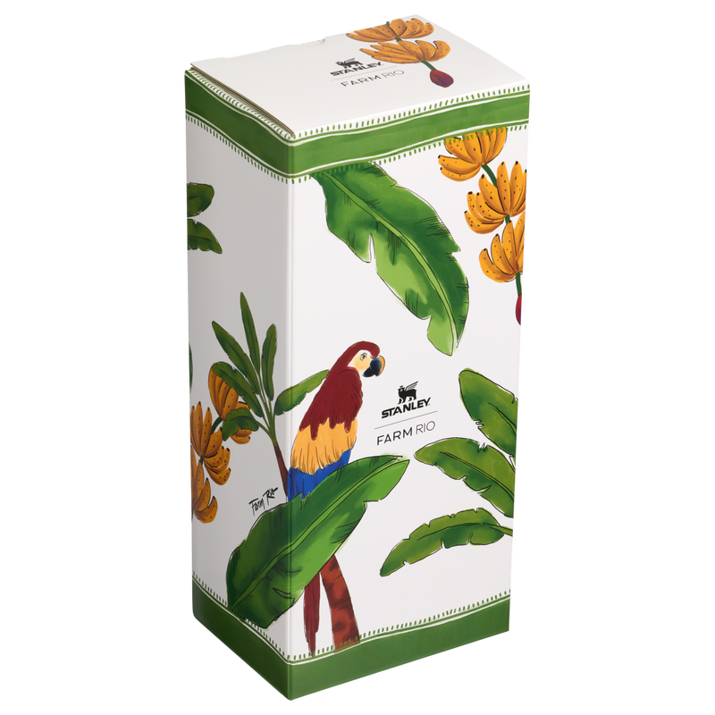 Stanley 1913 Stanley 1913 x FARM Rio Quencher® H2.0 FlowState™ Tumbler 1.18L in Farm Rio Tropical Destiny | Frontale Visualizza