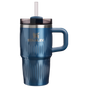 Campione per Stanley 1913 Quencher® H2.0 Fluted Tumbler 0.59L in Glacial Blue Shine | Frontale Visualizza