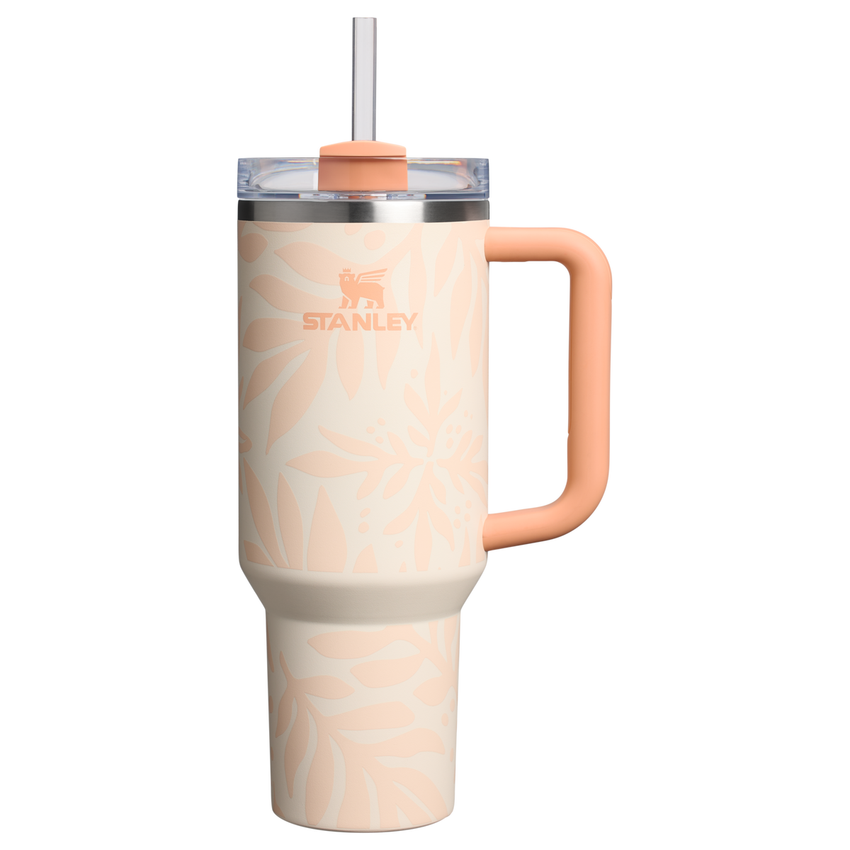 Stanley 1913 Quencher® H2.O Flowstate™ Tumbler 1.18L in Apricot Palms | Voorkant Bekijken