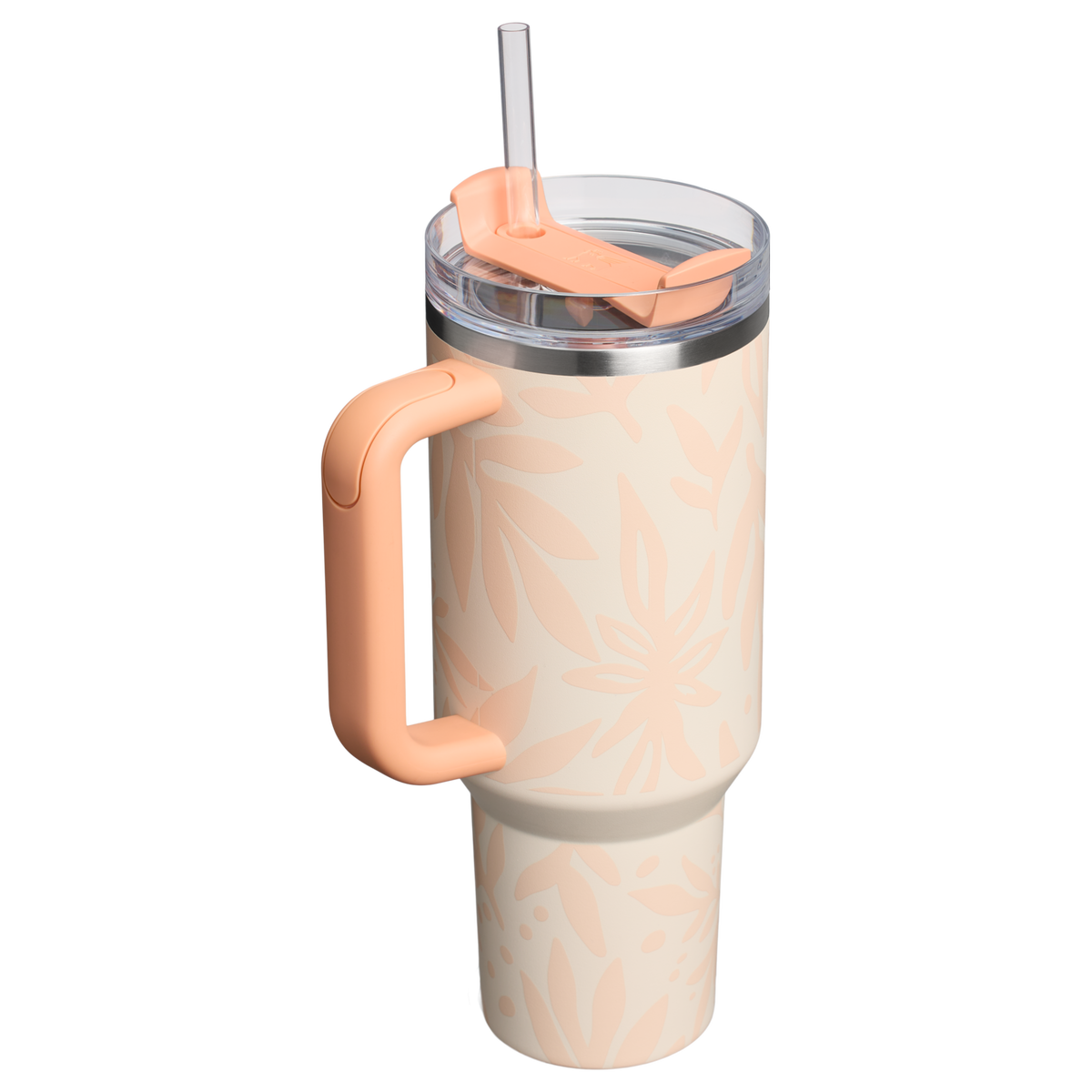 Stanley 1913 Quencher® H2.O Flowstate™ Tumbler 1.18L in Apricot Palms | Terug Bekijken
