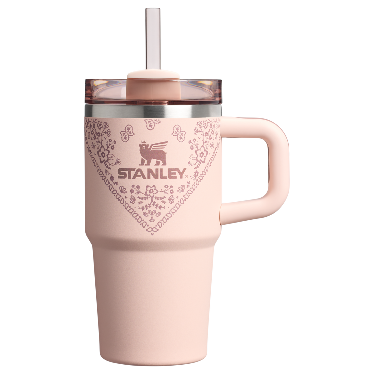 Stanley 1913 Quencher® H2.0 FlowState™ Tumbler 0.59L in Conch Floral | Vorderseite Anzeigen