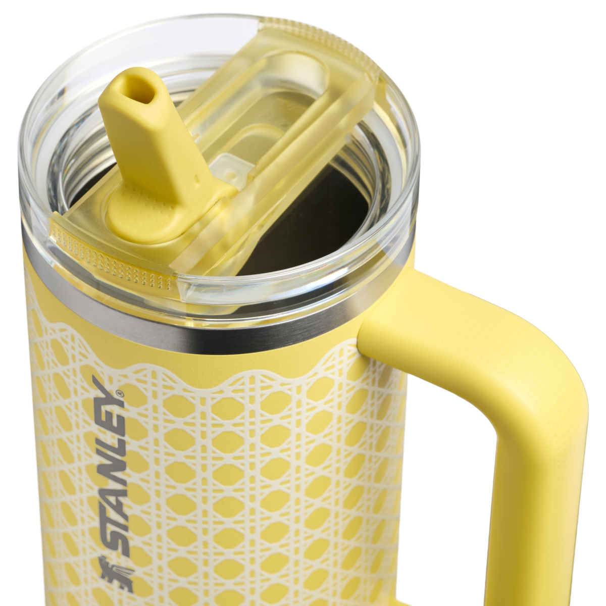 Stanley 1913 Quencher® ProTour Flip Straw Tumbler 0.89L in Daffodil Rattan | Deckel Detailliert Anzeigen