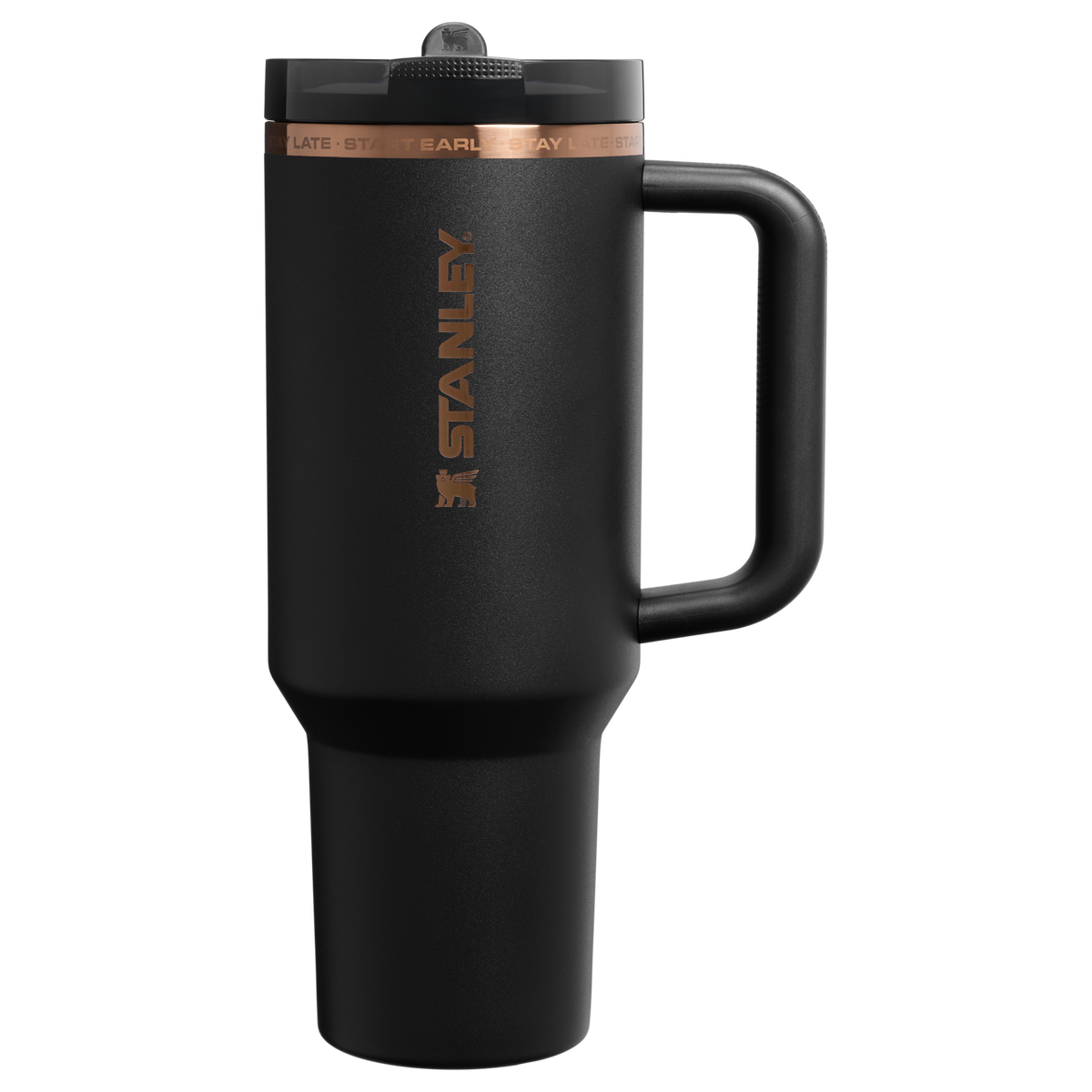 Stanley 1913 Messi x Stanley 1913 Quencher® ProTour Flip Straw Tumbler 1.18L in Messi GOAT Black | Front View