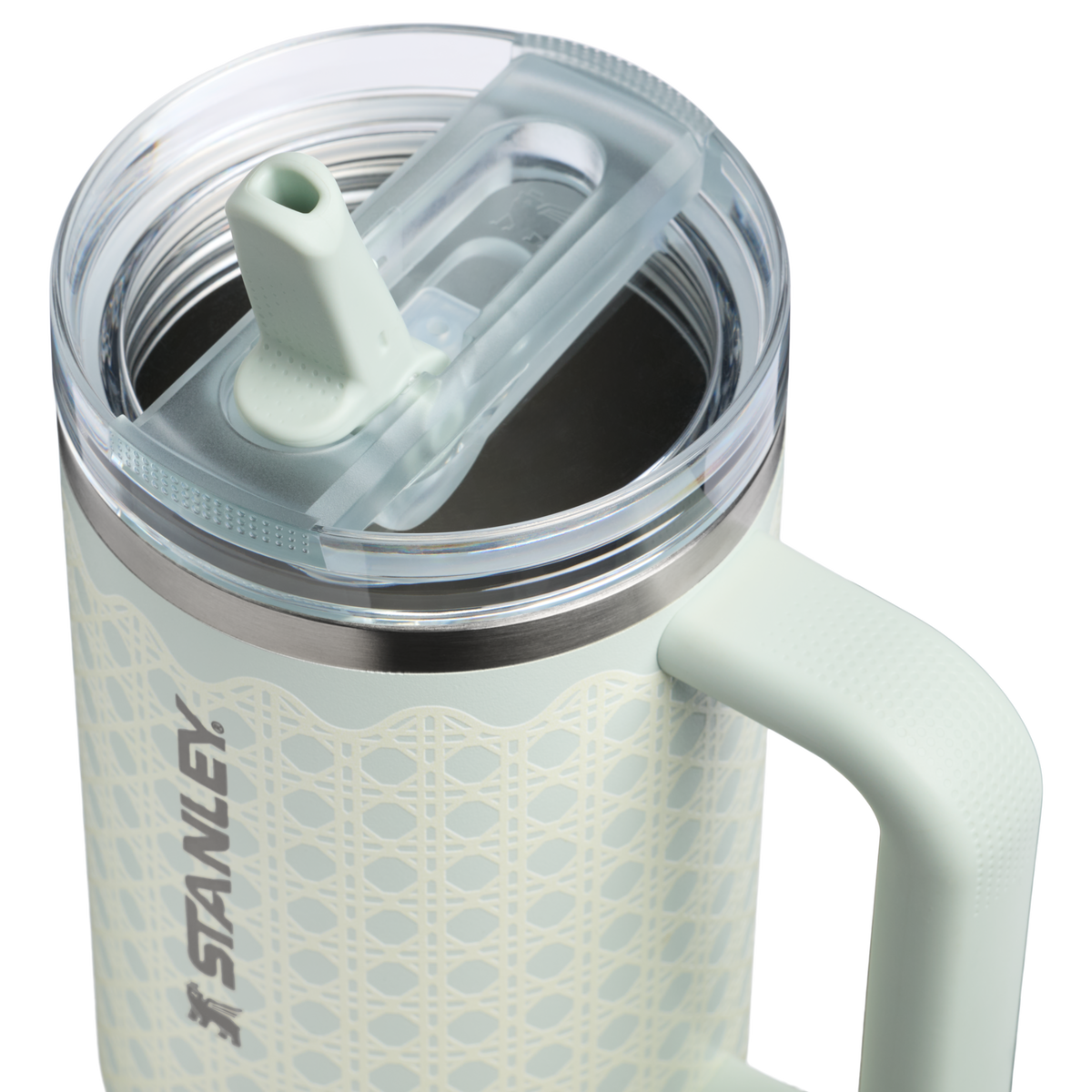 Stanley 1913 Quencher® ProTour Flip Straw Tumbler 1.18L in Mist Rattan | Deckel Detailliert Anzeigen