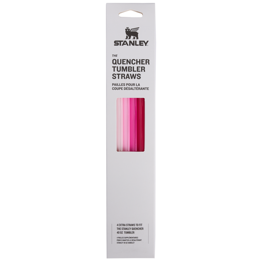 Stanley 1913 Quencher® H2.0 FlowState™ Tumbler Straws 1.18L in Pink | Front View