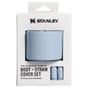 Próbka koloru dla Stanley 1913 Quencher® Boot and Straw Cover Set 0.89L & 0.59L w Blue Dream | Przód Zobacz