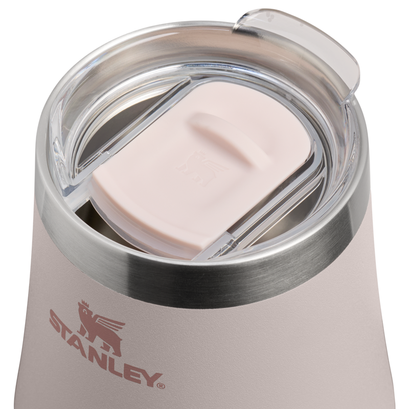 Stanley 1913 Reserve Wine Tumbler 0.32L in Rose Quartz | Deckel Detailliert Anzeigen
