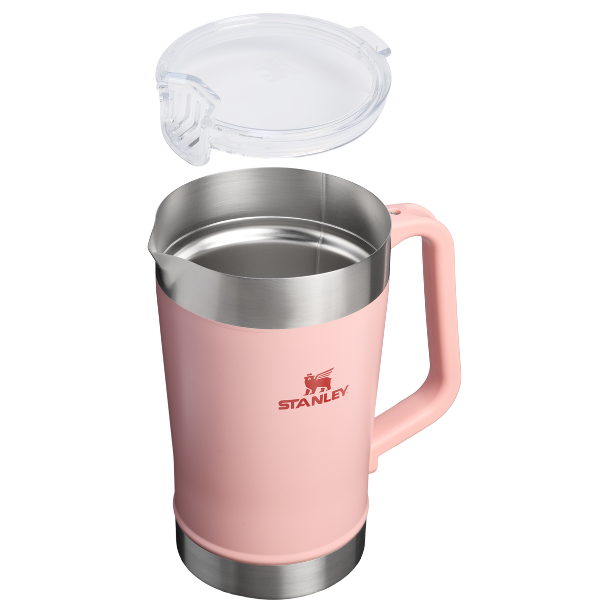 Stanley 1913 Stay Chill Pitcher 1.9L en Peach Rose | Sección transversal Ver