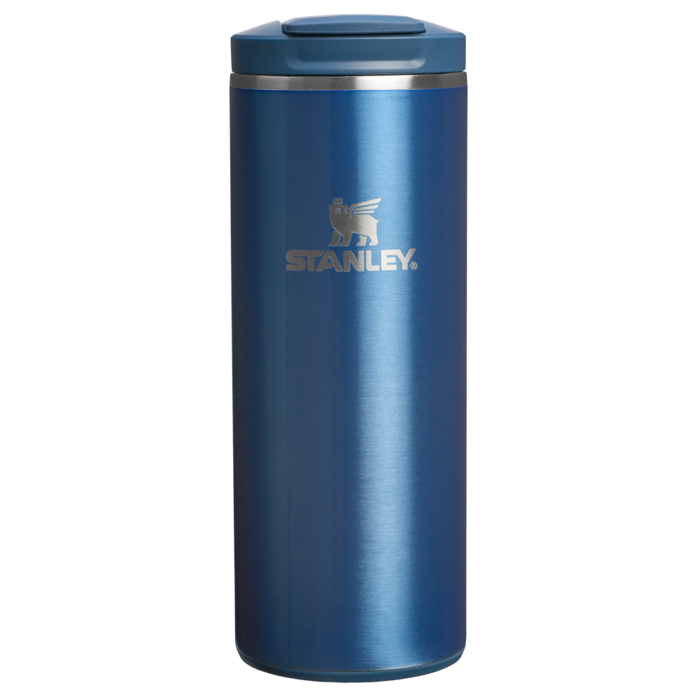 Stanley 1913 Transit Flip Top Mug 0.35L in Glacial Blue Shine | Vorderseite Anzeigen