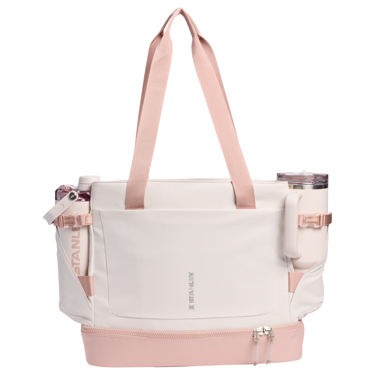 Stanley 1913 Vitalize™ Macro Method Tote 26.1L in Rose Quartz | Front View