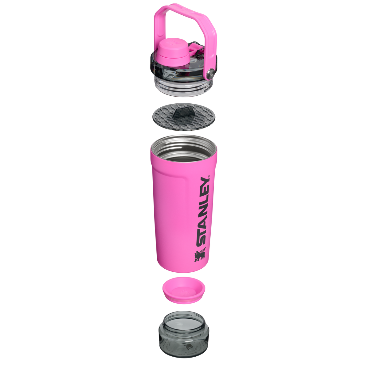 Stanley 1913 Vitalize™ Shaker Bottle 0.59L in Hot Pink | Querschnitt Anzeigen