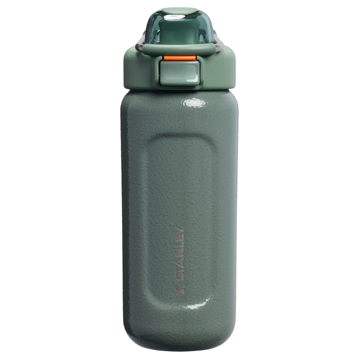 Stanley 1913 Classic Wellspring Bottle 0.47L in Hammertone Green | Front View