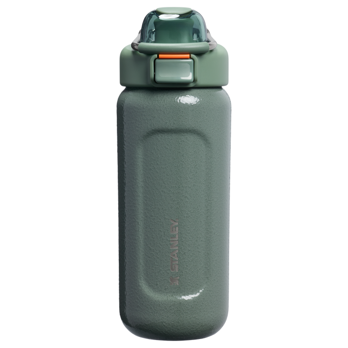 Stanley 1913 Classic Wellspring Bottle 0.47L in Hammertone Green | Front View
