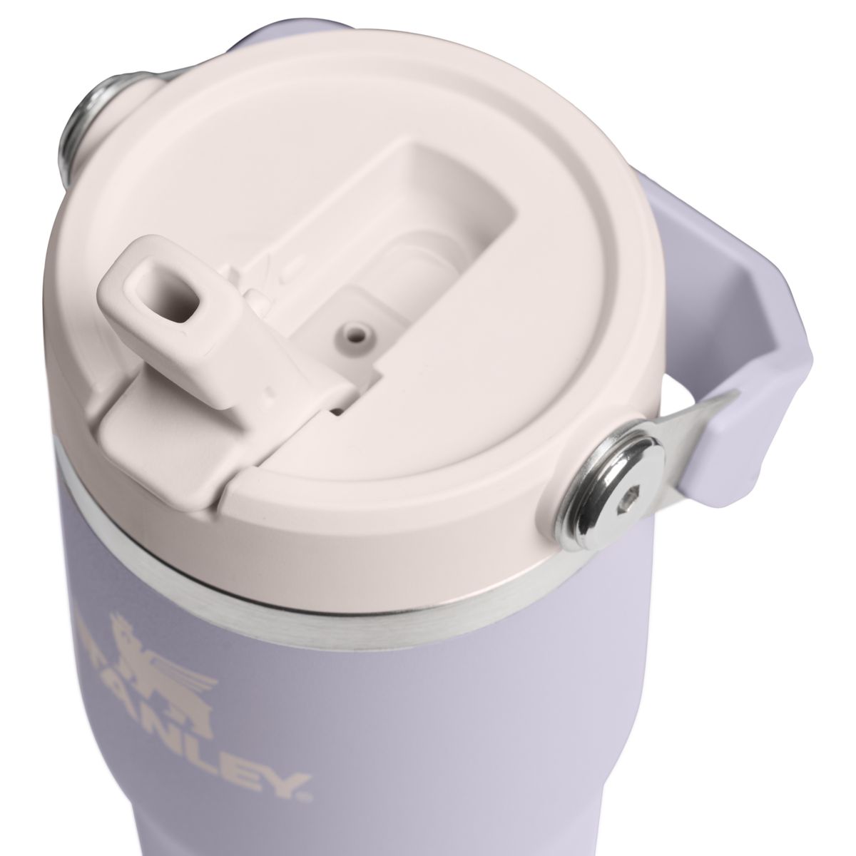 Stanley 1913 IceFlow™ Flip Straw 2.0 Tumbler 0.41L in Purple Dust | Lid Detailed View