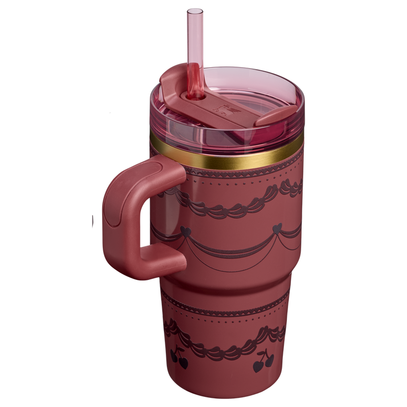 Stanley 1913 Quencher® H2.0 FlowState™ Tumbler 0.59L en Red Velvet Cake | Detrás Ver