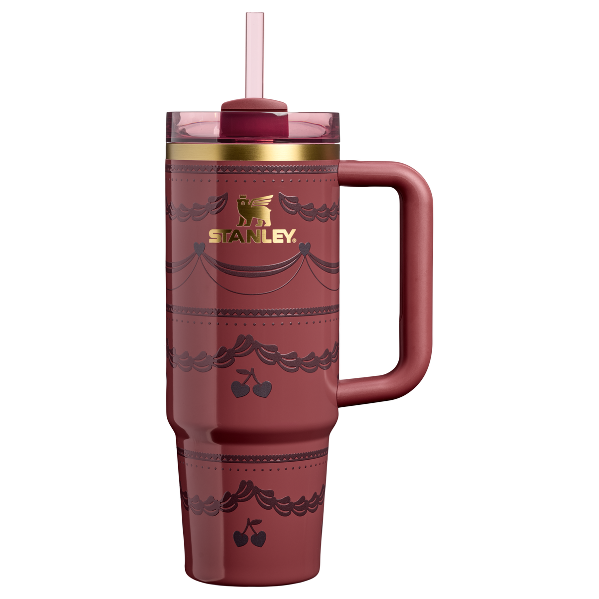 Stanley 1913 Quencher® H2.0 FlowState™ Tumbler 0.89L en Red Velvet Cake | Delante Ver