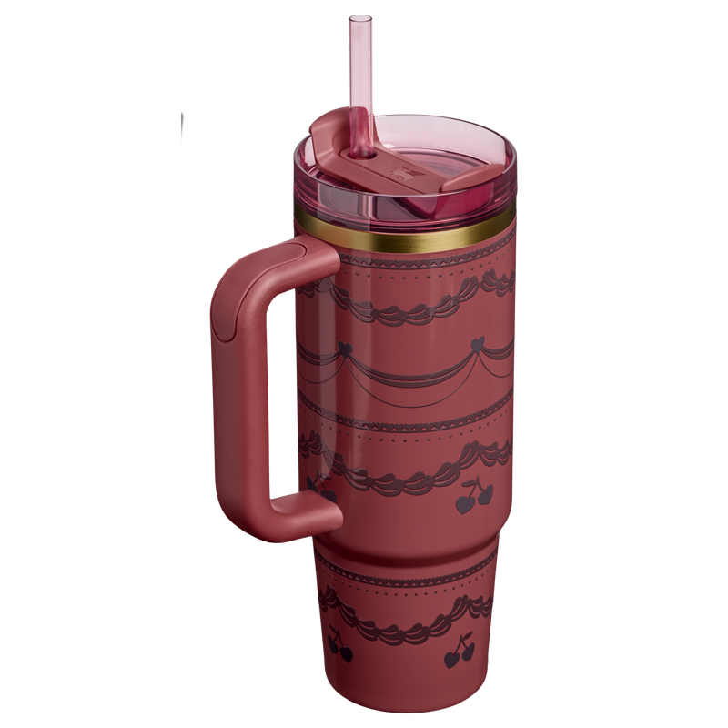 Stanley 1913 Quencher® H2.0 FlowState™ Tumbler 0.89L en Red Velvet Cake | Detrás Ver
