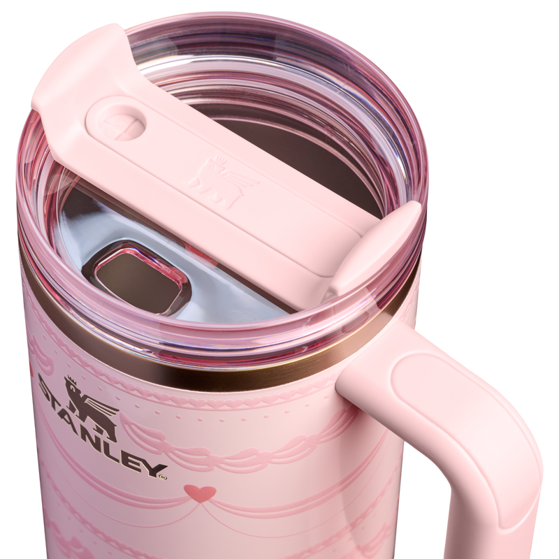 Stanley 1913 Quencher® H2.0 FlowState™ Tumbler 1.18L en Pink Velvet Cake | Tapa Detallado Ver