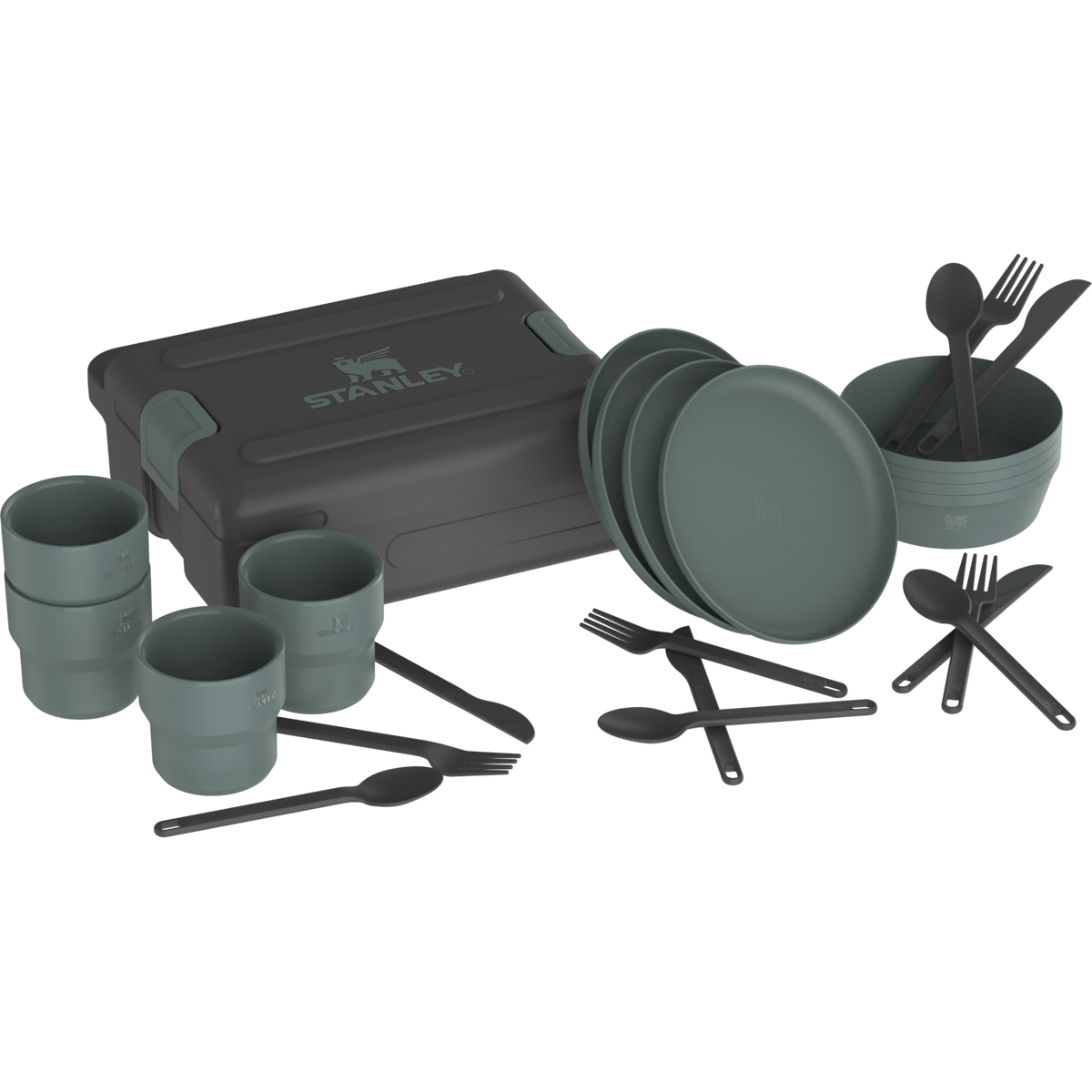 Stanley 1913 Wildfare Core Dinner Box Set w Shale + Charcoal
