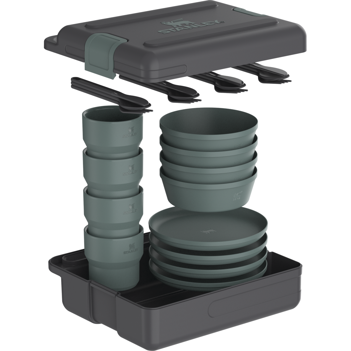 Stanley 1913 Wildfare Core Dinner Box Set w Shale + Charcoal