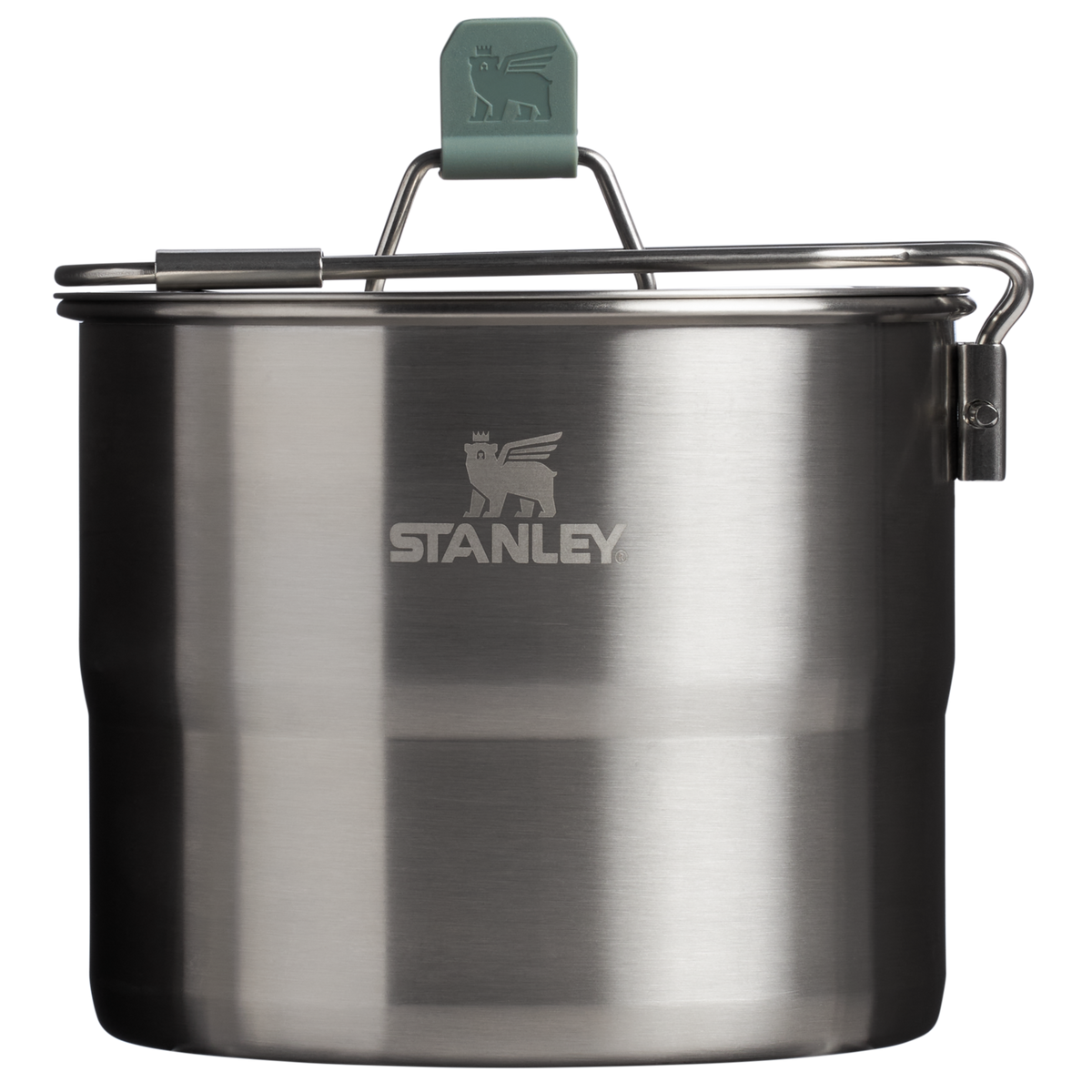 Stanley 1913 Wildfare Go Two Bowl Cook Set 6-piece set 1.1L in Shale + Charcoal | Front View